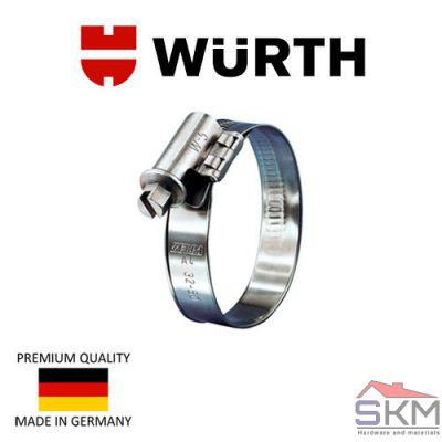แคลมป์รัดท่อ WURTH (Hose Clamps)
