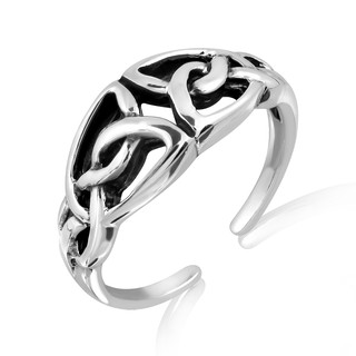 MachuSilver แหวนนิ้วเท้าเงินแท้ 925 Sterling Silver สไตล์เซลติก (Celtic)  พร้อมถุงกำมะหยี่