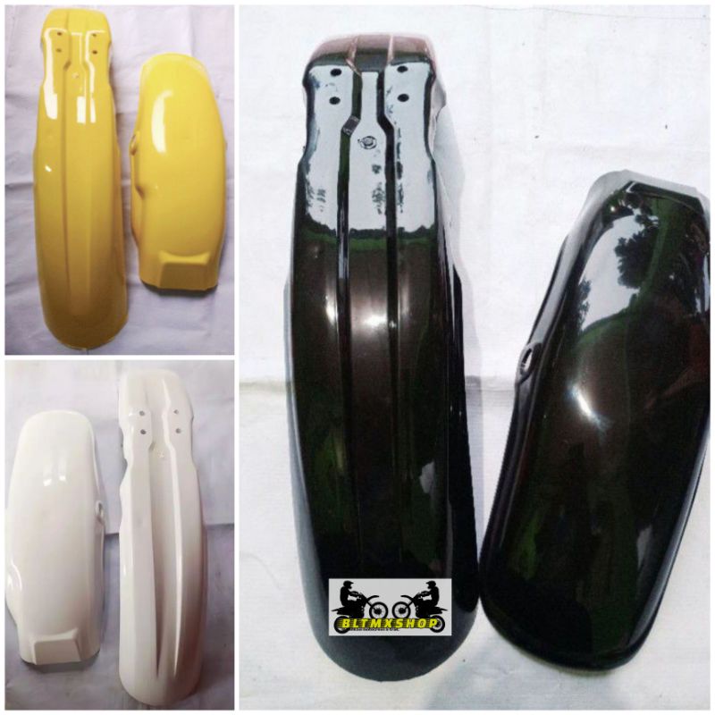 แพ็คเกจบังโคลนหน้าและบังโคลนหลัง classic trail old school a ts 125 rm 80 fender rm 80