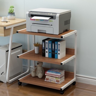 โต๊ะปริ้นเตอร์ โต๊ะวางเครื่องปริ้นท์ Office Storage Rackที่วางปริ้นเตอร์ Printer Shelf 3ชั้น  -สินค้ามีพร้อมส่ง-