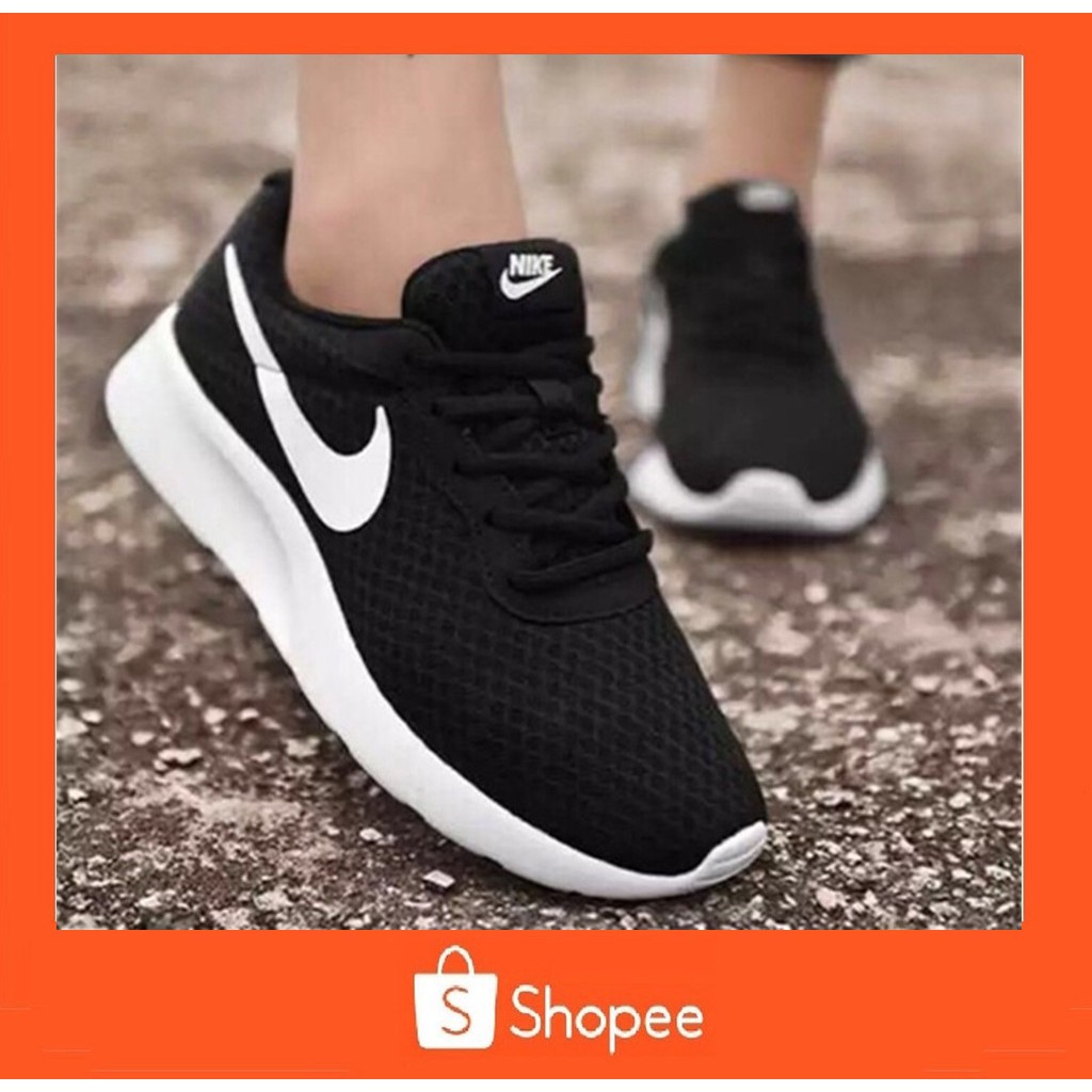 ส่งฟรี Nike-Roshe Run-running shoes รองเท้าบุรุษรองเท้าสตรีแฟชั่นรองเท้ากีฬา fashion-shoes -black
