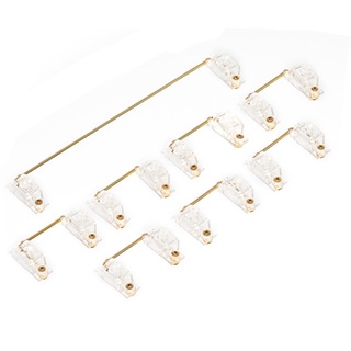 DUROCK โปร่งใส Gold Plated PCB สกรู - in Stabilizers 2u 6.25u 7u Keycap Stabilizers สำหรับคีย์บอร์ดเครื่องกล