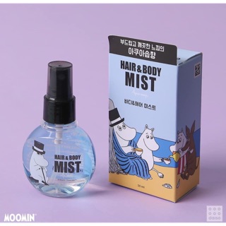 MOOMIN hair &amp; body MIST (blue)