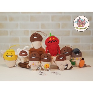 พร้อมส่ง🔺พวงกุญแจ เห็ดนาเมโกะ Nameko Plush Keychain