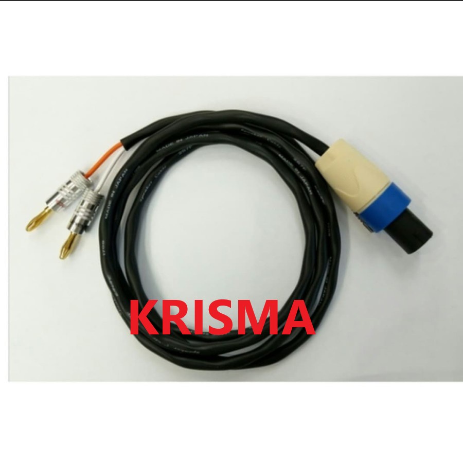 สาย canare 2S7F แจ็คลําโพง banana nakamichi พูด 5 เมตร AD-03