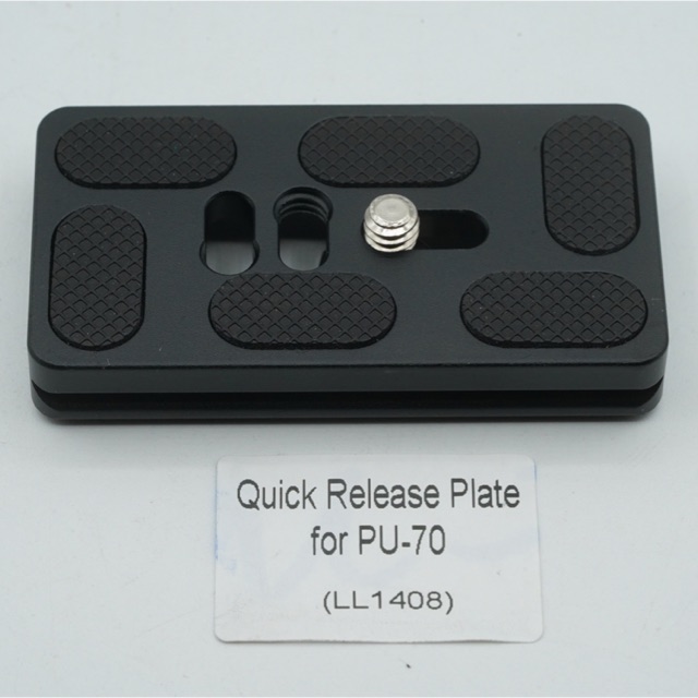 PU-70 Quick Release แผ่นขาตั้งกล้องหัวบอล Arca Swiss QR 70 มม.x 38 มม.โลหะสําหรับ Benro B0 B1 B2 J1 