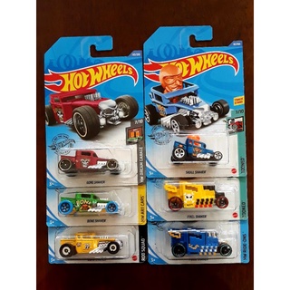 Hot Wheels รถการ์ตูน - Bone Shaker, Pixel Shaker, Skull Shaker