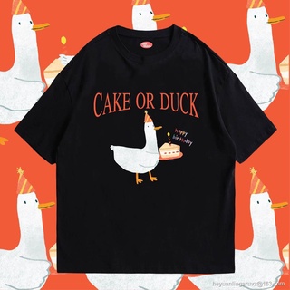 GP เสื้อ DUCK OR CAKE ผ้าCotton 100% ผ้านุ่มพรีเมี่ยมมากๆ มีสามสี ส่งไววันต่อวันจ้า SML