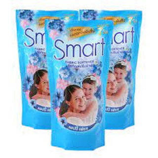 สมาร์ท น้ำยาปรับผ้านุ่ม สีฟ้า ขนาด 450 มล. 3ถุง (8851989940878)