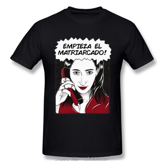 เสื้อยืด ผ้าฝ้าย พิมพ์ลาย Nairobi The Matriarchy Begins Empieza El Matriarcado La Casa De Papel สไตล์ฮาราจูกุ สําหรับผู้