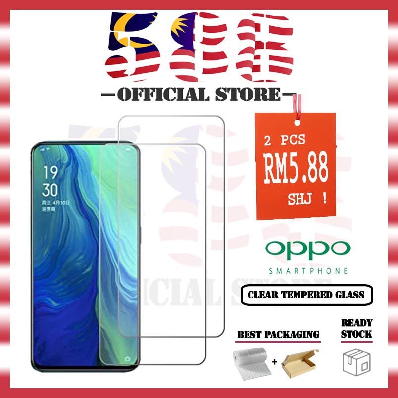 [2 ชิ้น] OPPO Realme Narzo 50i/20A/20/ Reno 16 F/13/ 12 F/11 F/8 Z/8T/7 Pro/6Z/5F/5/4/2 2.5D 9H กระจ