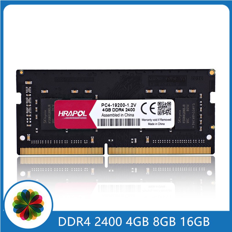 HRAPOL Notebook Memory DDR4 8GB 16GB 4GB 2400MHZ RAM for so dimm Laptop Memoria Ram PC4-19200S MHZ DDR 4 16G 8G 4G PC4 19200 DDR4 2400