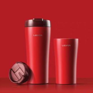 แก้ว LEIDFOR stainless steel vacuum thermos 470 ml แก้วเก็บความร้อนความเย็น ขนาด 470 ml.