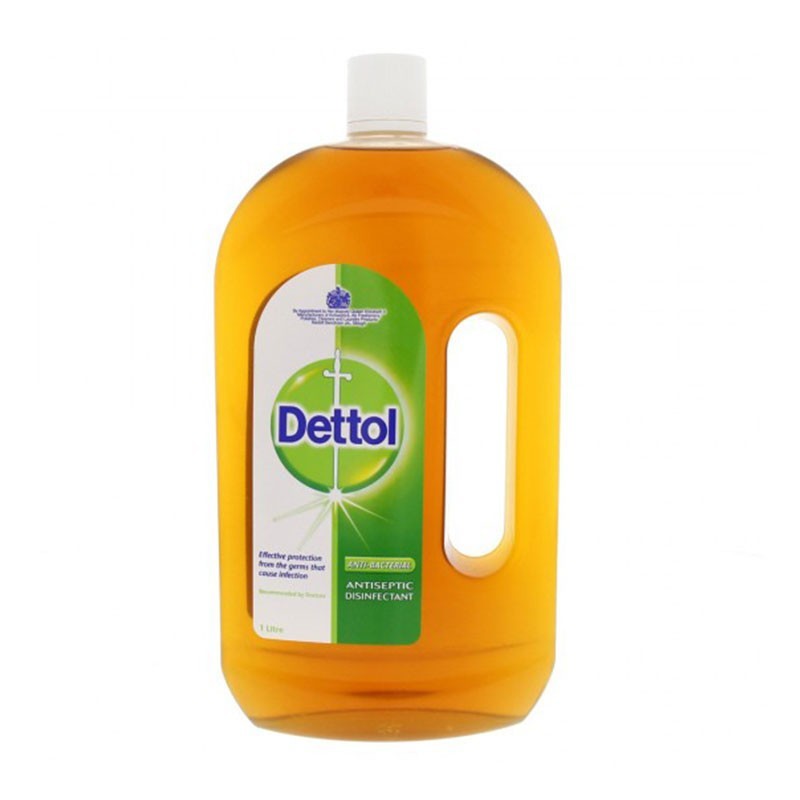 Dettol เดทตอล น้ำยาฆ่าเชื้อโรค ไฮยีน มัลติ-ยูส ดิสอินแฟคแทนท์ 1ลิตร Dettol Antiseptic Disinfectant Liquid 1L