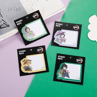 แผ่นกระดาษโน้ตลาย anime demon slayer kimetsu no yaiba memo pads diy อุปกรณ์เครื่องเขียน