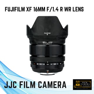 JJC CAMERA LENS Film กันรอยบอดี้กล้อง FUJIFILM XF 16mm f/1.4 R WR Lens (สติเกอร์กันรอยเกรด 3M ติดง่าย ไม่ทิ้งคาบกาว)