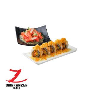 Shinkanzen Sushi แซลมอนสลัดเทมปุระโรล + ยำปูอัดซีฟู้ด [ShopeePay] ส่วนลด ฿59
฿
59
฿
1
ขายดี
ซื้อเลย