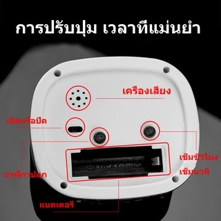 Chic นาฬิกาปลุก นักเรียน นาฬิกาปลุกตั้งโต๊ะ น่ารักๆ คลาสสิกนาฬิกาติดผนัง ดิจิตอล ดัง เสียงกระดิ่ง นาฬิกาปลุกข้างเตียง