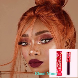 Lime Crime รุ่นจิ้มจุ่ม matte velvetines สี BloodMoon แดงเข้ม เนื้อแมทช์ ของแท้ พร้อมส่ง