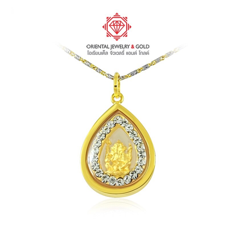 [ถูกที่สุด] OJ GOLD จี้พระพิฆเนศ ทองแท้ 90% มีใบรับประกัน จี้พระทองแท้ จี้พระทอง จี้พระพิฆเนศ
