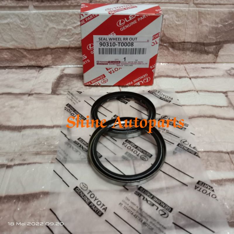 ซีลล้อ REAR OUT ซีลน้ํามัน REAR WHEEL OUTSIDE FORTUNER 90310-T0008