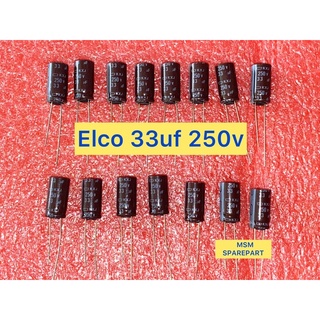 Elco 33uf 250V Nippon Chemicon