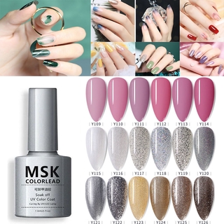 MSK Y111-124สี สีเจลทาเล็บ 7.3MLสีเจล สีทาเล็บเจล ยาทาเล็บเจล