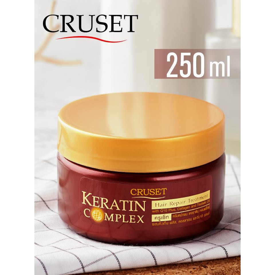 CRUSET Keratin Complex Hair Repair Treatment ครีมหมักผม annnaka7899