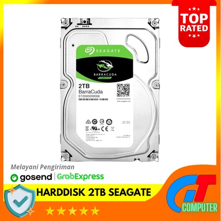 Hard Disk Seagate BarraCuda 2TB 3.5" SATA3 - HD / HDD / Hardisk / Hard Diskж