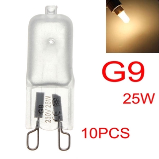 G9 หลอดไฟฮาโลเจน 220-240 V 25 W 10 ชิ้น