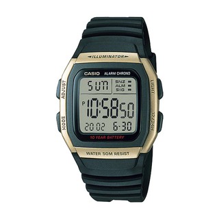 CASIO นาฬิิกาข้อมือผู้ชาย สายยาง Sport Digital รุ่น W-96H,W-96H-9A,W-96H-9AVDF