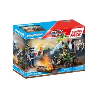 Playmobil 70817 Starter Pack Police:Danger training สตาร์ทเตอร์ แพ็ค ตำรวจ การฝึกสุดอันตราย