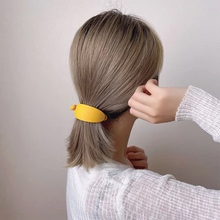 กิ๊บติดผม Banana Colorful Clip กิ๊บกล้วยรวบผมพลาสติกสีไตล์เกาหลีพร้อมส่งในไทย