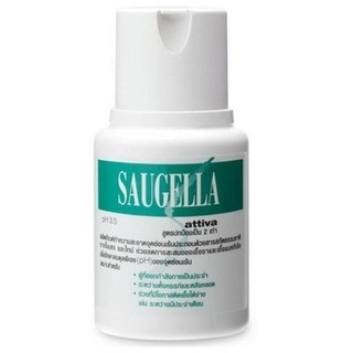 Saugella Attiva PH 3.5 100 ML ซอลเจลล่า แอ็ทติว่า สูตรปกป้องเป็น 2 เท่า 1 ขวด