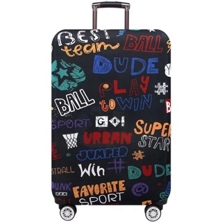 Suit case cover ถุงคลุมกระเป๋าเดินทาง (Basketball)