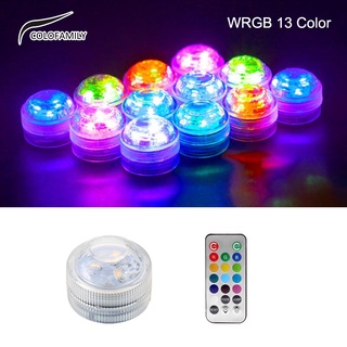 LED โคมไฟ ไฟเทียนกันน้ำ พร้อมรีโมต rgb ไฟตู้ปลา ปรับสีได้ โคมไฟตู้ปลา สําหรับตกแต่งตู้ปลา อุปกรณ์ตู้ปลา Aquarium Light Lamp