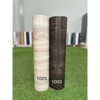 LALAHOME วอลเปเปอร์ลายไม้ สติ๊กเกอร์ลายไม้กว้าง 60 เซน ยาว 3 เมตร และ 5 เมตร ต่อม้วน หนา มีกาวในตัว