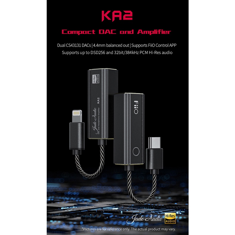 -ประกันศูนย์ไทย- FiiO KA2 DACAmp หางหนู ของแท้ Output 4.4 Balanced ...