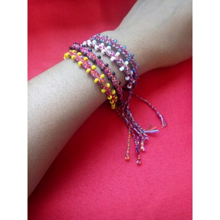 📌📌💥สร้อยข้อมือ ลูกปัดสีสันสวยงาม 5เส้น89บาท💥