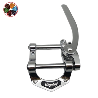 Bigsby B500 Vibrato สะพานสายกีตาร์ไฟฟ้า สีเงิน เทรโมโล่ สะพานสายกีตาร์ไฟฟ้า หางปลา ผลิตในเกาหลี