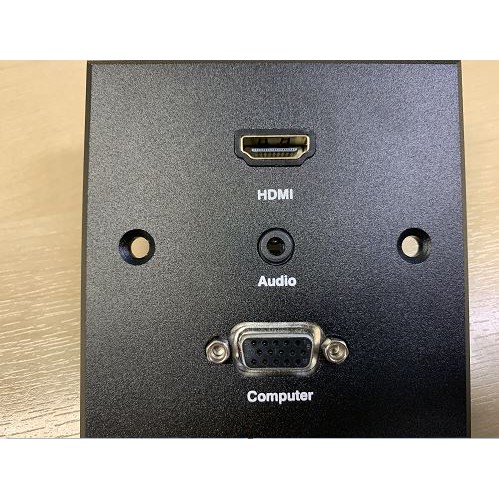 หน้ากากเต้ารับ HDMI+VGA+AUDIO (Wall Plate)
