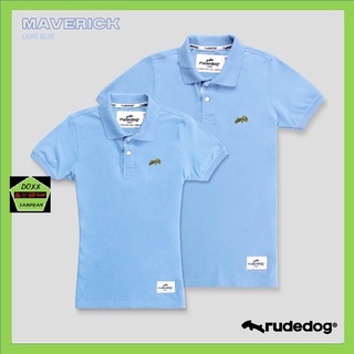 Rudedog เสื้อโปโล ชาย หญิง รุ่น marverrick สีฟ้า