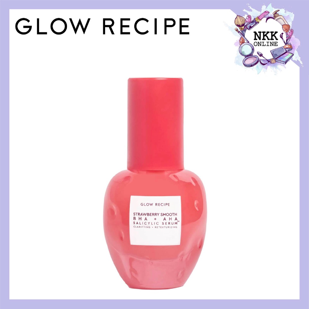 [พร้อมส่ง ของแท้100%] Glow recipe Strawberry Smooth BHA + AHA Salicylic Serum 30ml