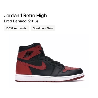 JORDAN 1 High og banned (Bred)