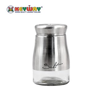 ขวดสแตนเลสใส่เครื่องปรุง (10 cm) Stainless Salt Pepper Shaker : F1302C