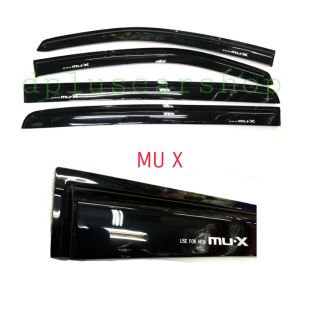 กันสาดmu-x, mux ตัวเก่า14-19​สีดำเข้ม