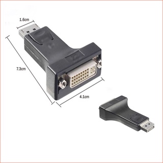 DP Display Port Male to DVI Female Converter Adapter For PC 2.5Gbps