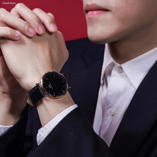 ❍♝►DanielWellington Daniel Wellington dw นาฬิกาผู้ชายและผู้หญิงของแท้ 40mm36mm เข็มขัดคู่