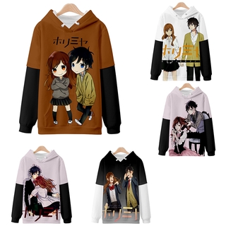 Anime Horimiya Hoodie Cosplay Apparel Long Sleeve Shirt Tops Coat Kyoko Izumi Hooded Casual Hoody 2021