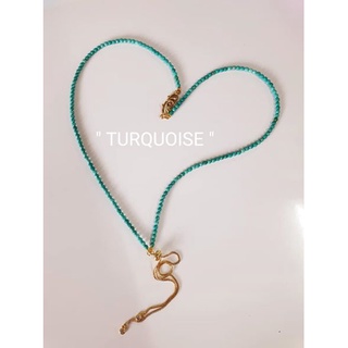 สายคล้องแมส หินนำโชค016"TURQUOISE" เทอร์คอยซ์